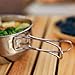 Stainless Steel Salad Bowl, Camping Utensils Soup Cups, Camping Cooking Pot, Camping Bowls with Handle, Stainless Steel Camping Cookware, 304 Stainless Steel Portable Water Cup Picnic(700ml)