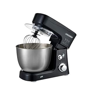 Mesko MS 4217 – Keukenmachine – Keukenrobot – Keukenmixer – 1200W – Zwart – Anti-Spatdeksel – Compleet met accessoires