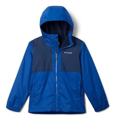 Image of Columbia Youth Rainy Trails II Fleece Lined Waterproof Rain Jacket