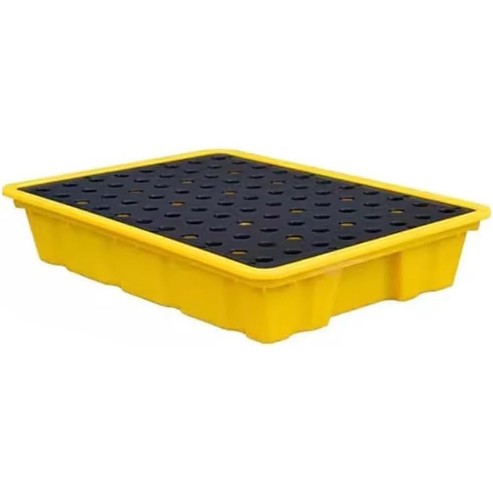 Plateau anti-déversement amovible, résistant aux produits chimiques pour un nettoyage facile en laboratoire industriel, 49 x 35 x 9,5 cm