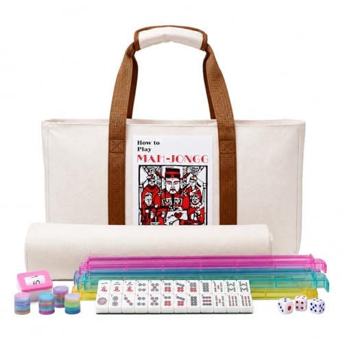 American Mahjong Set con bolsa y 166 fichas miniatura 1