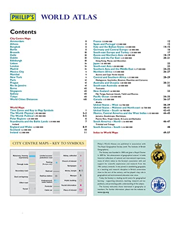 Philip's RGS World Atlas (A4): with Global Cities, Facts and Flags