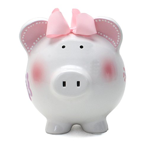 Child To Cherish Ceramic Piggy Bank For Girls, Butterfly #TOP2
