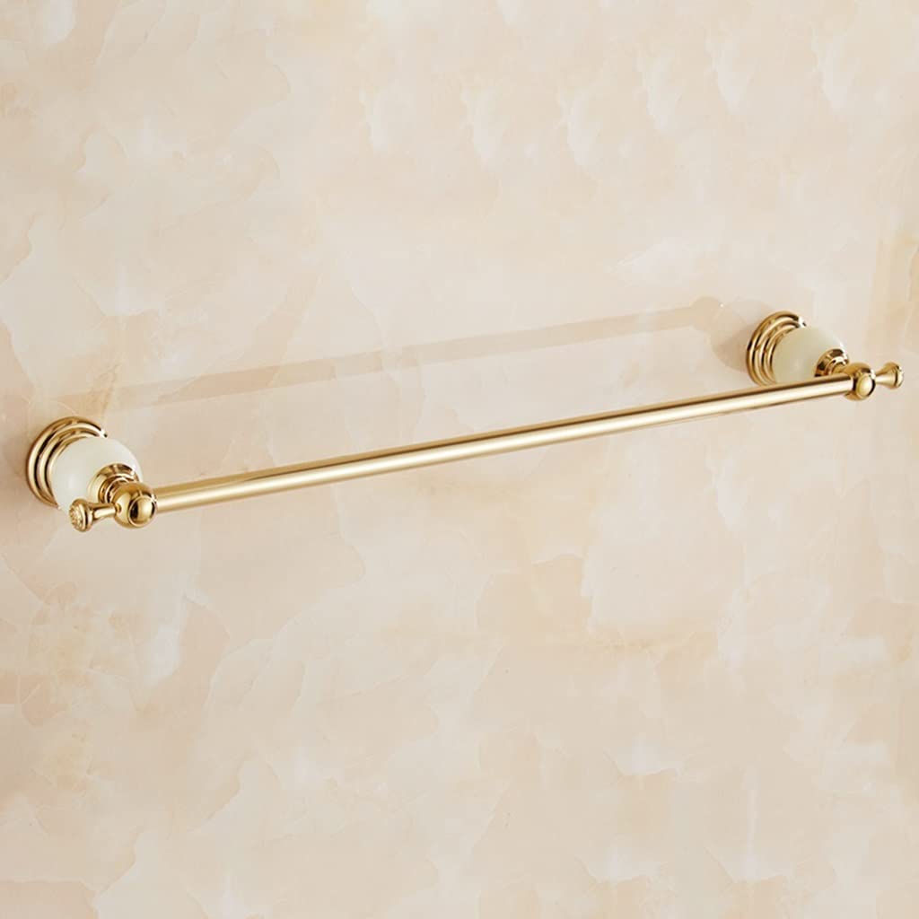 LMYSXAOZ LNNSHX Towel Racks, Rail for Bathroom,Nordic Jade Hand Holder,European Bath Rail,Bathroom Rack,Bathroom Bar/Towel Rack/a (Double Rod a)
