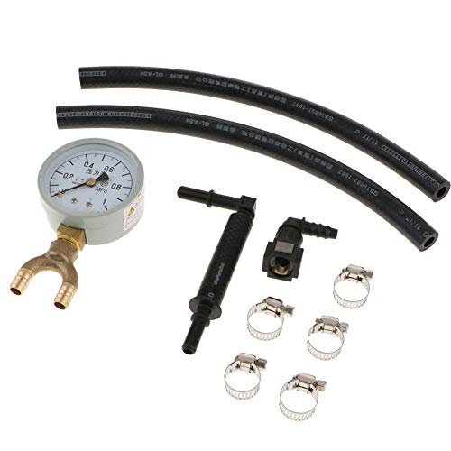 Zhuodingsen Öldruckprüfung Manometer-Kit - Öl Druck Tester - Benzin Öleinspritzpumpe - Universaltyp für die meisten Automodelle mit Benzinmotor