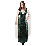 Disfraz medieval de 2 piezas para mujer.