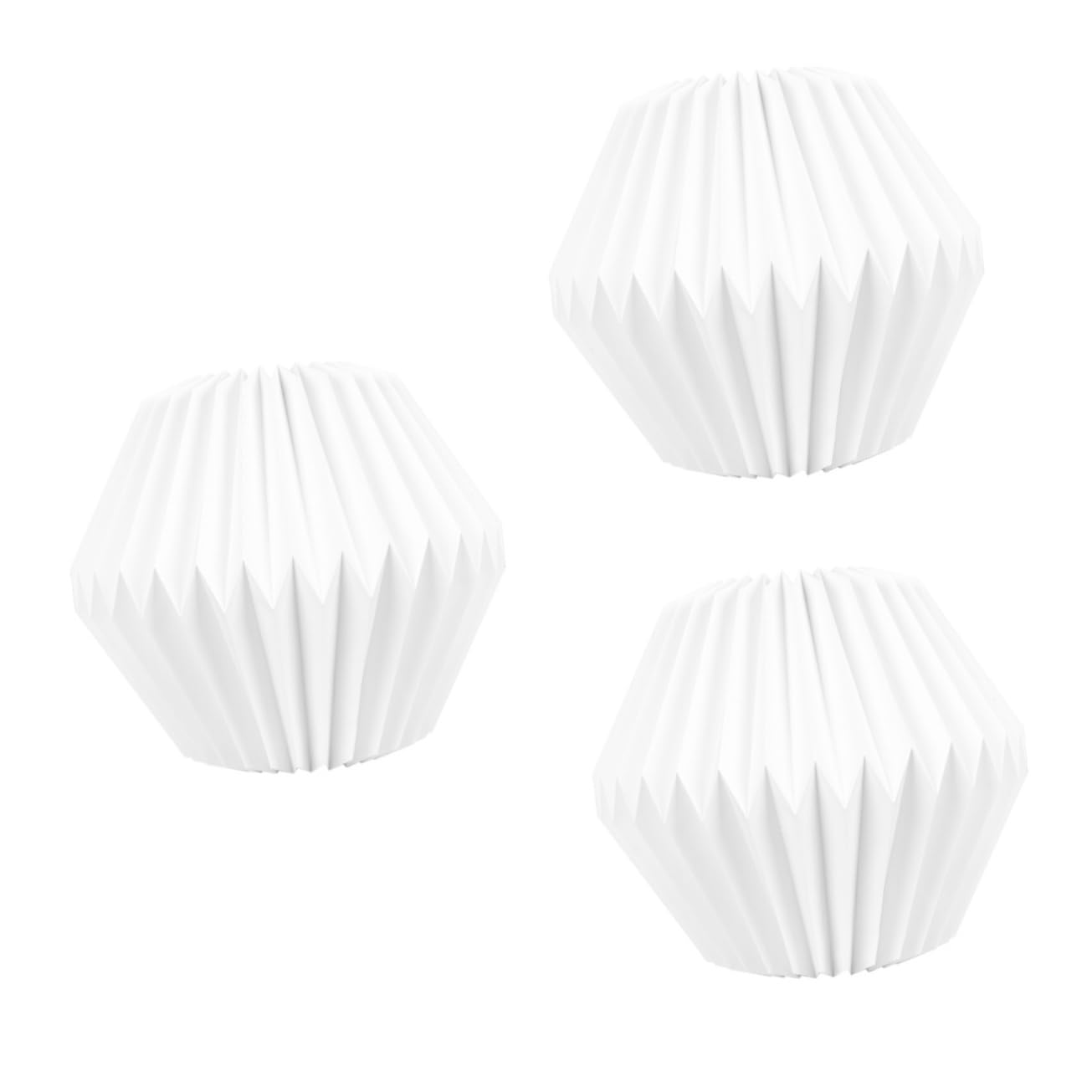 Didiseaon 3pezzi Lampadario Sospensione Nordic Design Paralume Geometrico Stile Minimalista Decorazione Per Casa e Camera Da Letto Facile Installazione e Uso