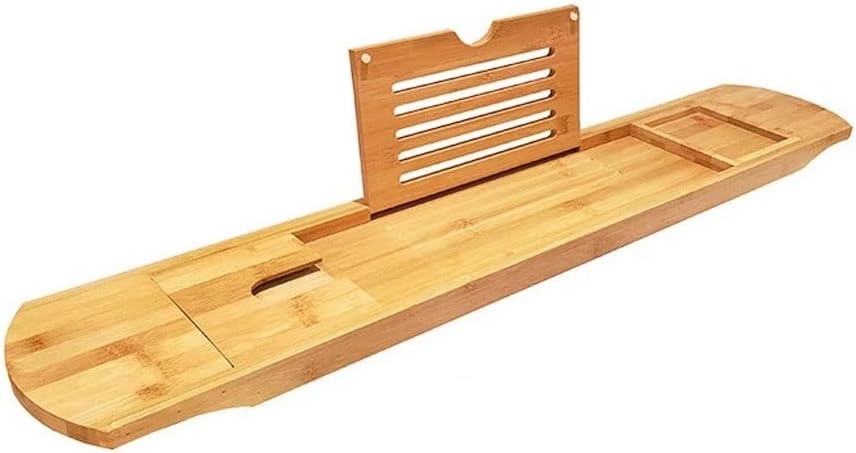 VIDI Bathtub Tray Spa Organizer Storage Rack Book Wine Tablet Phone Holder Bottom Bath Tub Shelves