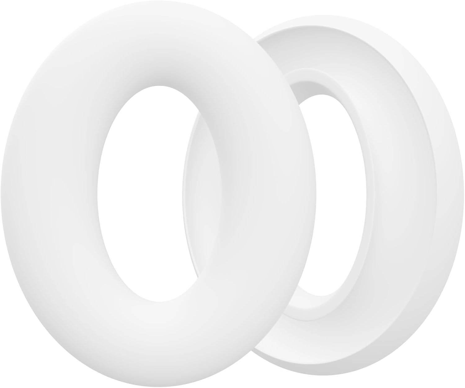 Silicone Earpads Protective Covers, Washable Sweat Ear Pad Covers Silicone Case Compatible with Bose QuietComfort 45, 35, 35ii, QC2, QC25, QC15, AE2, AE2i, SoundTrue, SoundLink Headphones (White)