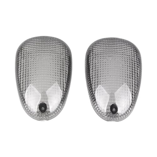 Clignotants moto avant avec couvercle d'objectif de lampe noir pour Aprilia Tuono 2002-2004