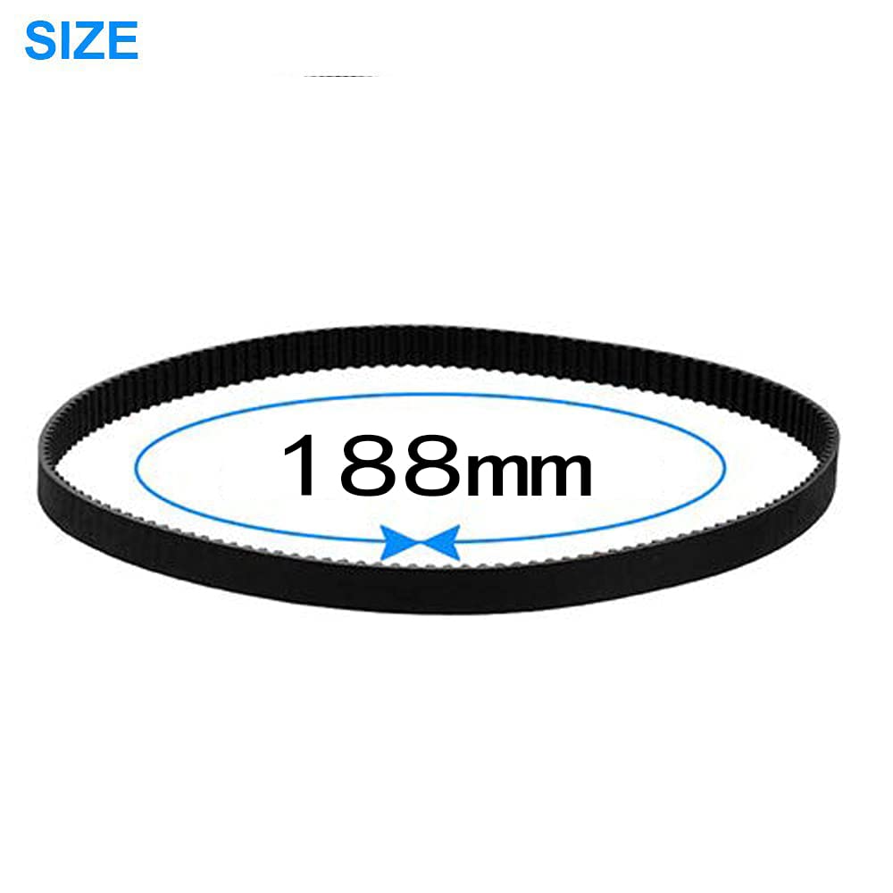 Gt2 Belt BEMONOC 188-2GT-6 Rubber Timing Belt L=188mm W=6mm 94 Teeth In Closed Loop Pack Of 10pcs Gt2 Open Gt2 Belt BEMONOC 188-2GT-6 Rubber Timing Belt L=188mm W=6mm 94 Teeth In Closed Loop Pack Of 10pcs Gt2 Open