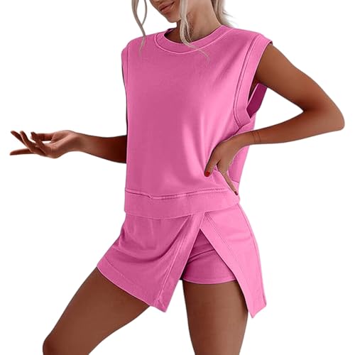 Ensemble 2 pièces été femme confortable contre la chaleur quotidienne