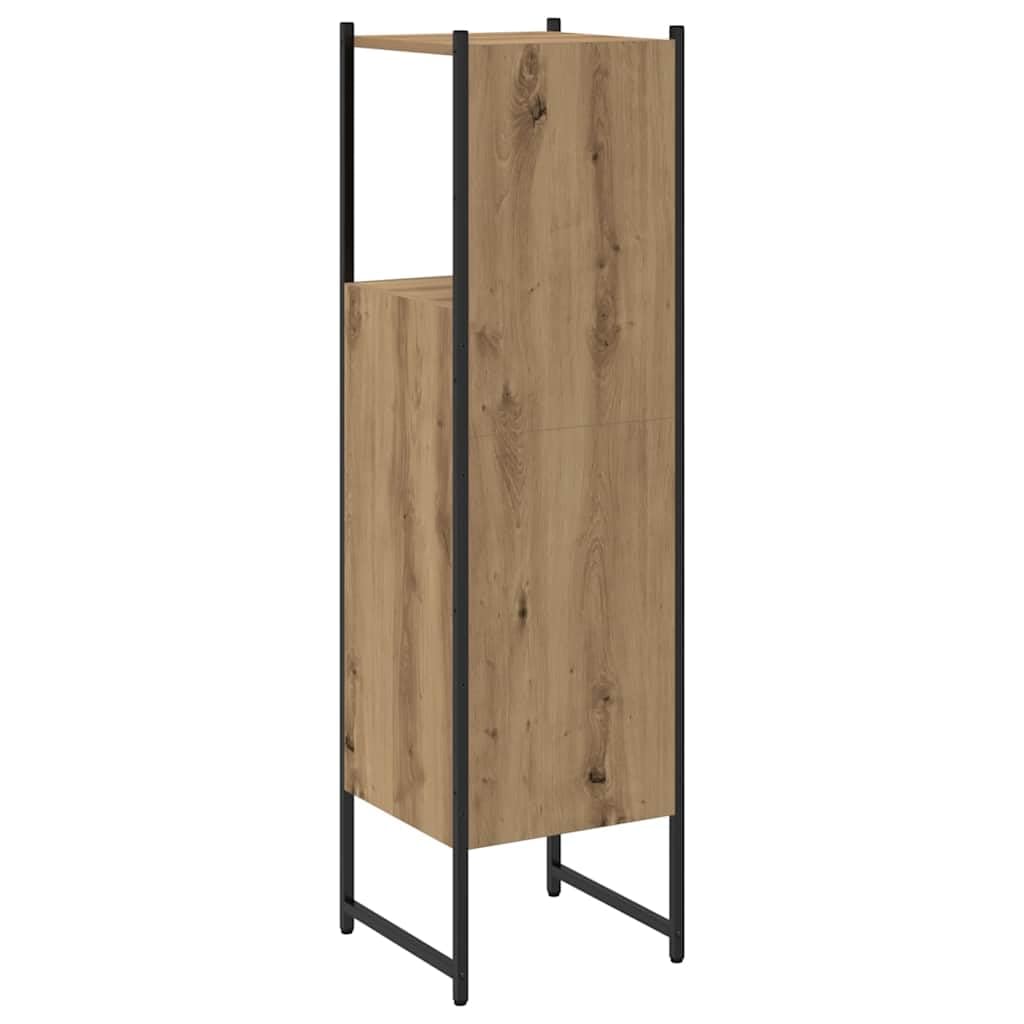 Armario de Baño con Estructura Robusta y Diseño Ahorrador de Espacio para Almacenamiento de Artículos de Tocador y Productos de Higiene Personal