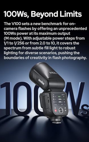 Image of GODOX V100 V100S Camera Flash for Sony Flash Speedlight