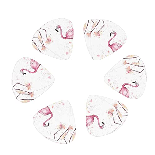 Lot de 12 médiators en forme de flamants roses pour guitare électrique, ukulélé - Les Beatles, Paul McCartney, John Lennon, RIngo Starr, George Harrison Lot de 12 médiators en forme de flamants roses pour guitare électrique, ukulélé – Image 3