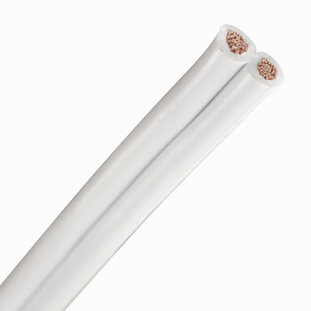 Amazon.co.jp: OHM 配線用 ビニール平行線 白 10m 1500W (04-7471