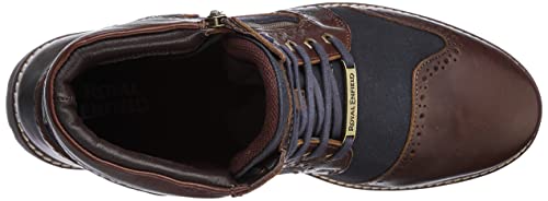 Image of Royal Enfield Military Vibe Boots Brown & Navy