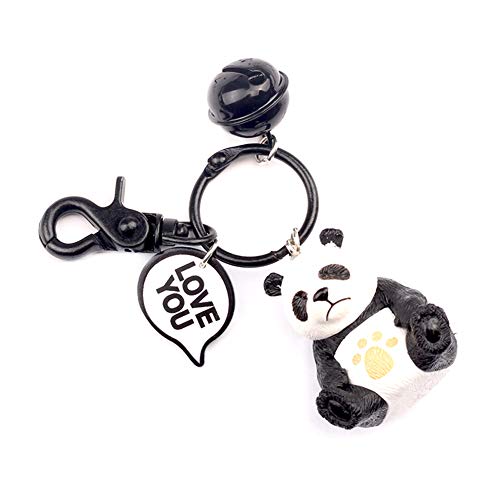 Preisvergleich Produktbild Outflower. 1 Stück Anhänger aus Acryl, Pandabär, Schlüsselanhänger, Haustiere, Anhänger für Auto, Geschenk 11.8 * 3.5cm E