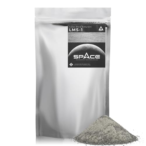 Image of Lunar Mare Regolith Simulant LMS-1 - Moon Soil Simulant for Research, Hardware Testing, Rover Studies, Lunar Surface Testing, and Advanced Education (1, Kilogram)