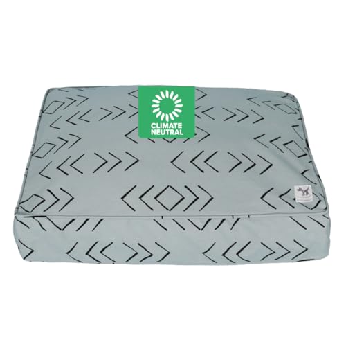 Molly Mutt Medium to Large Duvet Cover, Reflections, Blue/Gray with Black Arrows, 27"x36"x5"