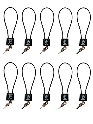 lockforall Cable Gun Locks with Keys Hunting Sports- Keyed Alike 15' Cable Gun Safe Lock CA DOJ Approved for Pistols, Handguns, Rifles, and Shotguns, Home, Storage Firearm Locking and Safety