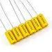 Leadseals(R) 100 Steel Cable Seals - Metal Security Seals for Truck & Trailer - Yellow, 100pcs