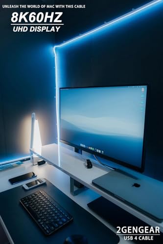 Image of Tobo USB4 Cable Thunderbolt 4 /3 Compatibility - 240W USB C to C Fast Charge for Phone15 pro, M-Book Pro /Air, pad,Steam Deck, 40Gbps Transfer,8K60Hz Display, Ultra HD Audio & Video 1M (TD-1471CC)