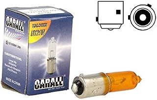CARALL LA1278 Micro Auto Halogen Lamp H21 BAW9s HY21W 12V 21W Orange Amber Staggered Feet For Turn Light