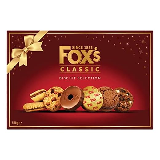 Foxs Biscuits Boîte de sélection de biscuits chocolats 550 g