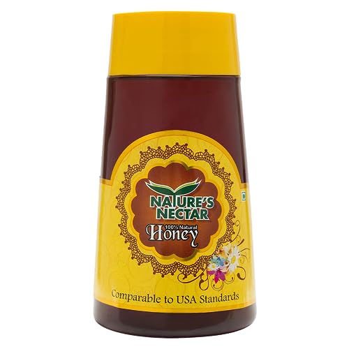 Nature's Nectar Natural Honey | 100% Pure Honey | 500gm | NMR Tested | Zero Adulterants