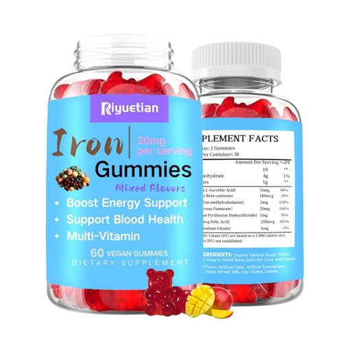 Riyuetian Iron Multivitamin Gummies