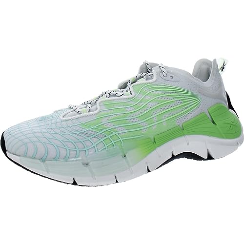 Sneakers Reebok Zig Kinetica II femme gris noir basket sport amorti confortable