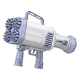 El regalo perfecto: el diseño interesante y único de la máquina de pompas de jabón ayuda a desarrollar la imaginación y la creatividad de los niños.