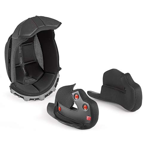 Givi z250363r cuffia con guancette casco