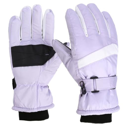 Aurgiarme Winter Warm Gloves Full Finger Snowboard Gloves Breathable Nonslip Thermal Glove