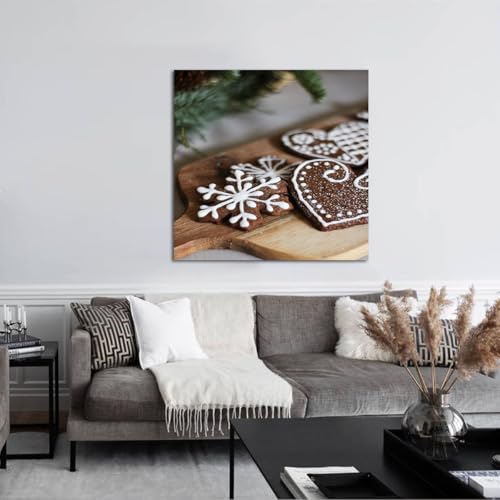 Biscuits de Noël Toangwall tableau décoratif pour une atmosphère de vacances chaleureuse