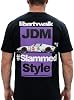 Playera gráfica Liberty Walk LBWK Miura GT Supercar, negra 2
