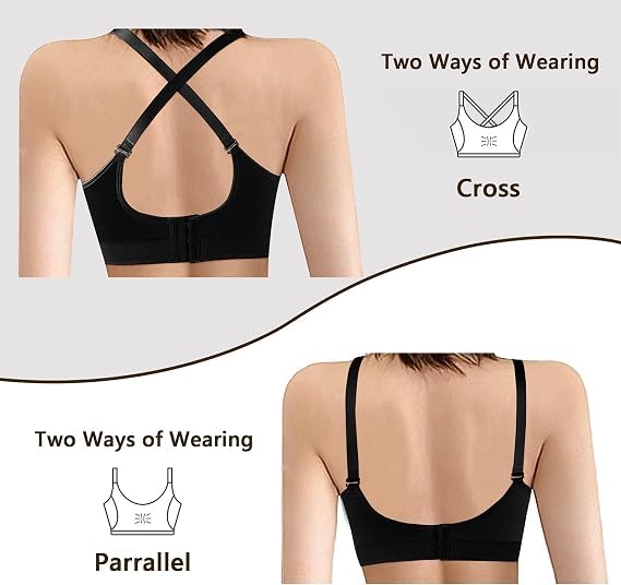 Image of iloveSIA Nursing Bras for Mom Breastfeeding, Seamless Supportive Sleep Bra for Maternity Postpartum S-2XL 3Pack