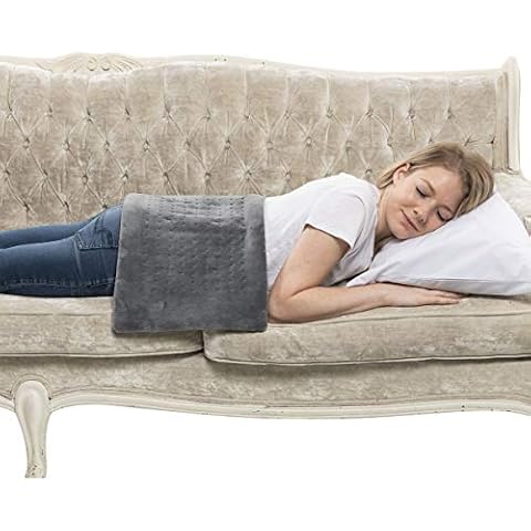 Relaxus Electric Heating Pad, Soothing Warmth, 3 Settings, Cozy Body-Hogging Heating Pad. 12"x24" Cover
