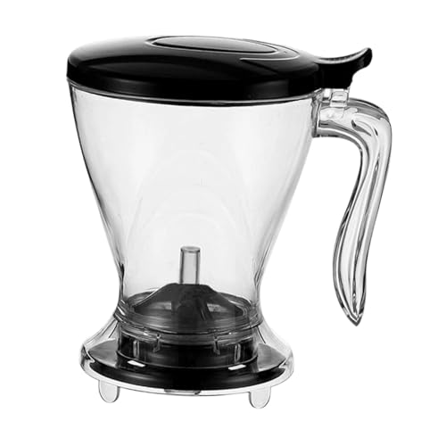 KiBcsLic Cafetera de Goteo para PC, Fácil de Limpiar, Portátil, Accesorios para Viajes, Exteriores, Hogar, Camping, Regalo, Negro, Individual