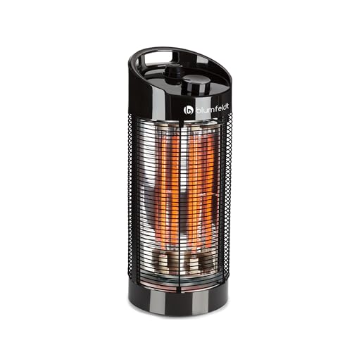 Blumfeldt Heat Guru 360 - Calefactor de pie, Radiador, Estufa de infrarrojos, Protección IPX4,...