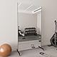 brisafe Ganzkörperspiegel 170x100cm, Spiegel Fitnessraum groß mit Rollen, 360° Drehbar Standspiegel Unzerbrechlich Spiegel Schwenkbar Tanzspiegel für Yoga Schlafzimmer Wohnzimmer Geschäft, Schwarz