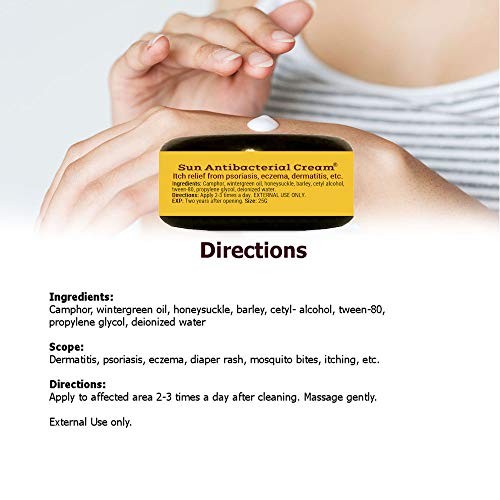 Sun Herbal Cream Natural Relief of Rashes Itch Inflammation - Image 7