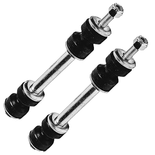 Image of Detroit Axle - 10pc Front End Kit for 2007-2013 Chevrolet Silverado 1500 GMC Sierra 1500 Suburban Tahoe Avalanche Yukon Escalade ESV EXT, 2 Lower Control Arms 4 Tie Rods 2 Sway Bar Links 2 Boots