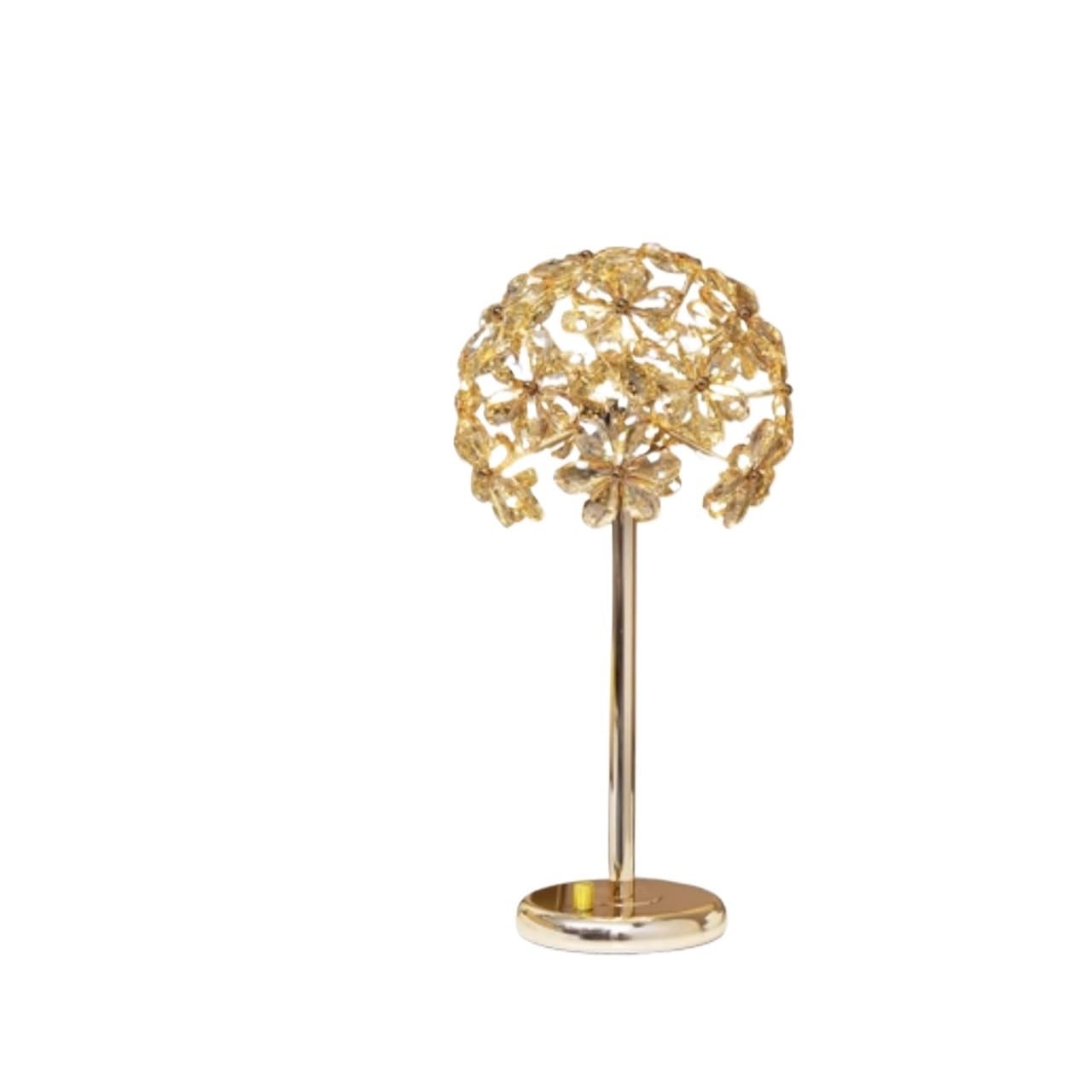 Zeng25liangOu-12 Bedside Lamps Crystal Desk Lamp Bedroom Bedside Simple and Warm Wedding Floor