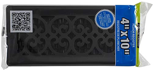Decor Grates St410 Classic Collection Décor Design Painted, 4X10 Inches, Floor Register #TOP6