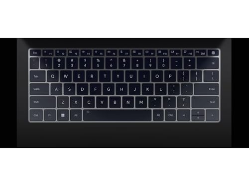 Image of Saco Silicone Skin Keyboard Protector Cover Compatible for Honor MagicBook X14 Pro 2024 | Honor MagicBook X14 2023 14 Inch Laptop with Fingerprint Cut - Black