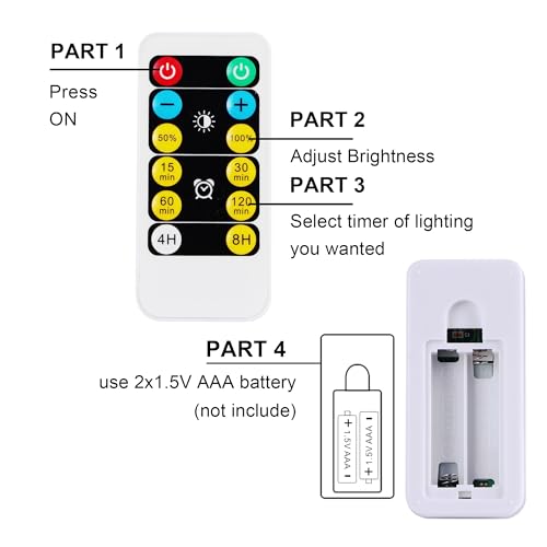 Image of Remote Control Rechargeable Flameless LED Pillar Candle Light, Outdoor /Indoor Flicker Plastic Candle, 3 Pack with Remote Control
