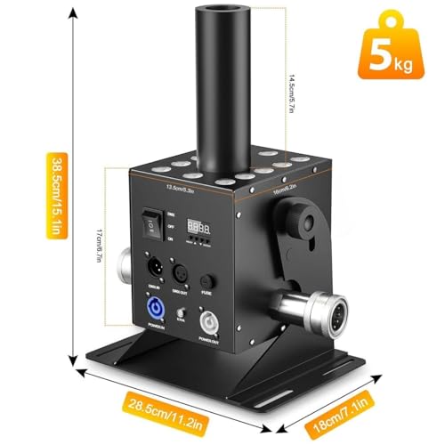 Máquina de Humo para Escenario, Control Digital de 250W, Máquina de Columna de Tubo Único miniatura 4