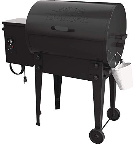 Traeger Grills Tailgater 20 Portable Wood Pellet Grill and Smoker, Black